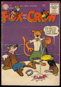 FOX AND THE CROW #33 1956-DC COMICS-FUNNY ANIMALS VG