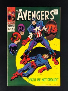 The Avengers #56 (1968) FN/VF Origin of Captain America retold