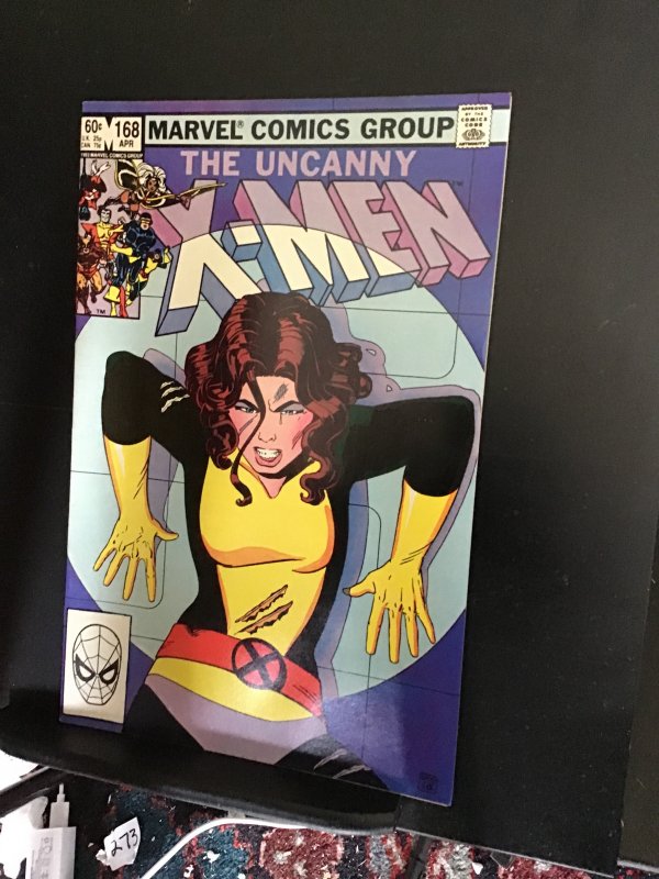 The Uncanny X-Men #168 (1983) high-grade kitty Pryde key! NM- Oregon CERT!