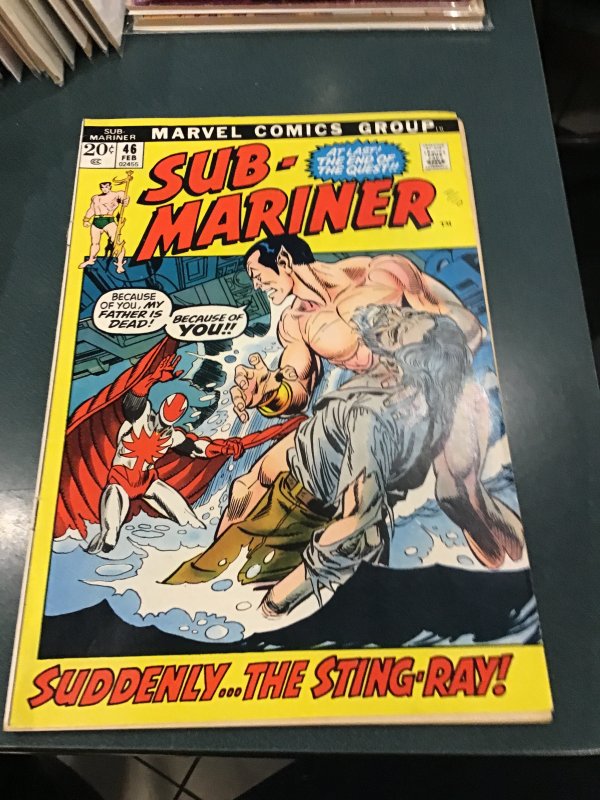 Sub-Mariner #46 High-grade Submariner‘s father key! VF/NM wow!