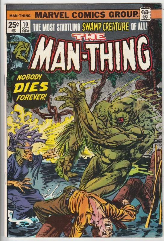 Man-Thing #10 (Nov-74) VF/NM High-Grade Man-Thing