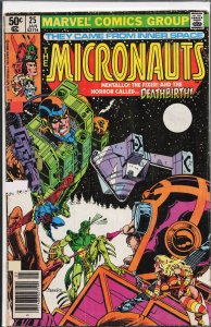 Micronauts #25 Newsstand Edition (1980) Micronauts