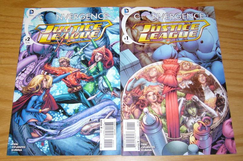Convergence Justice League #1-2 VF/NM complete series - frank tieri - dc comics