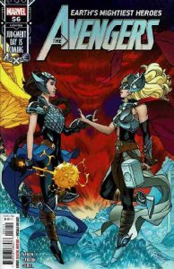 AVENGERS (2018 MARVEL) #56 CVR A JAVIER GARRON