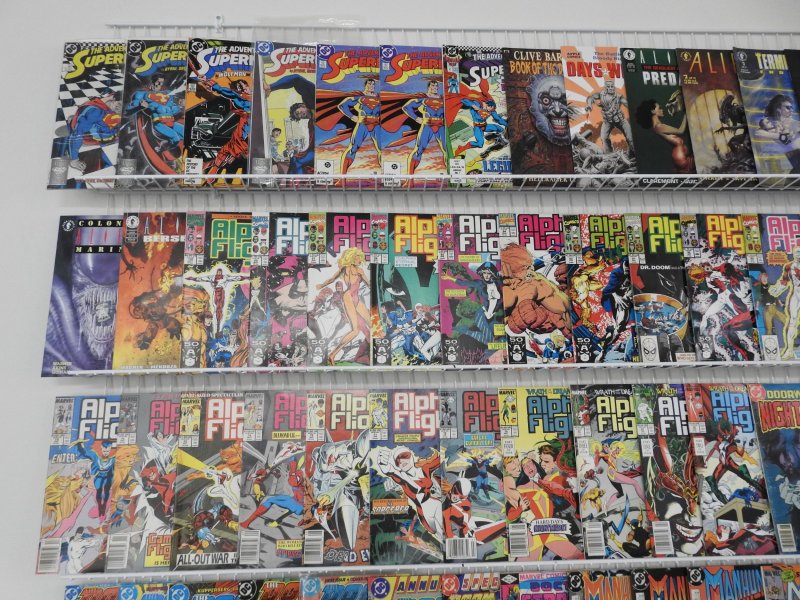Huge Lot 200+ Comics W/ Alpha Flight, Doom Patrol, Spawn, +More! Avg VF- Cond!