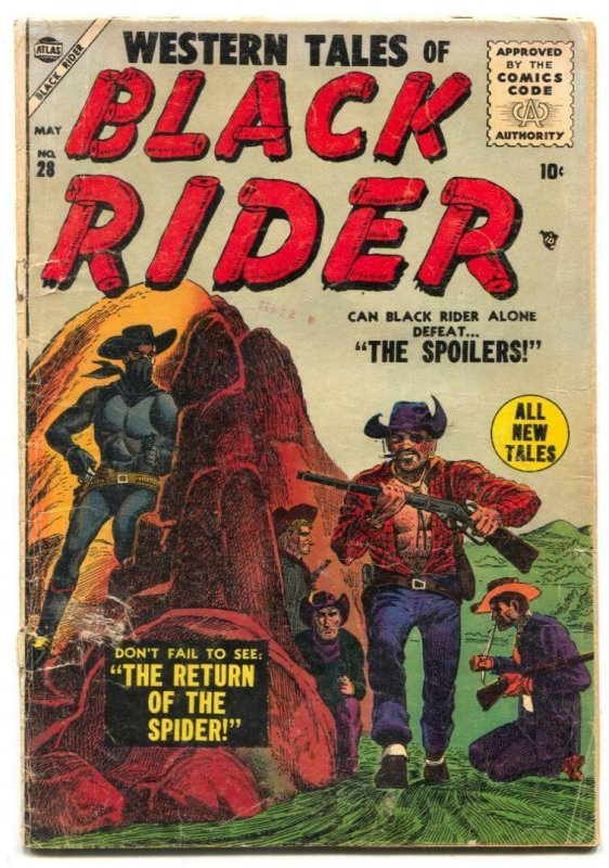 Black Rider #28 1955- Return of the Spider- G