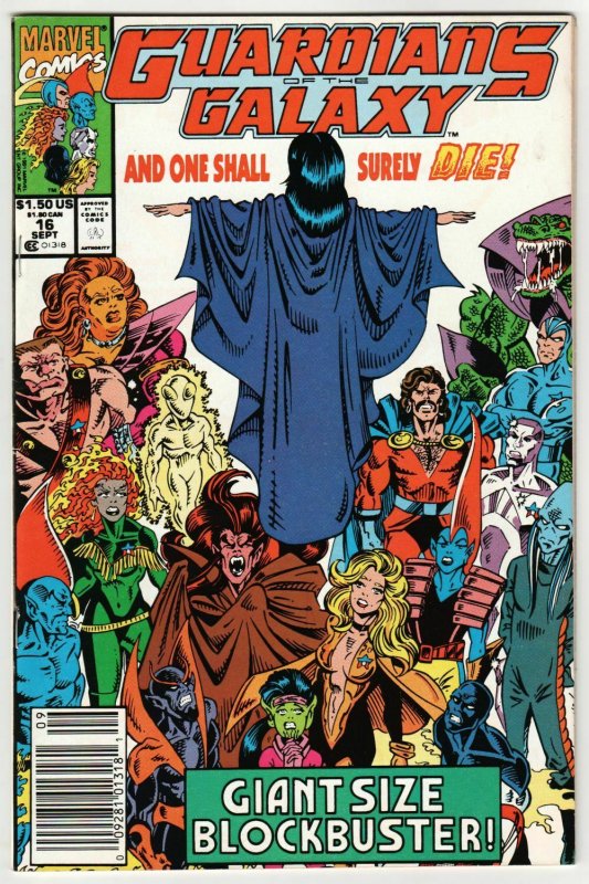 Guardians of the Galaxy #16 (Marvel, 1991) FN+