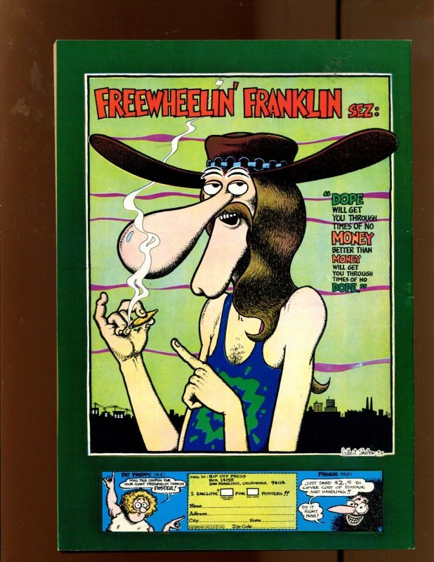 Fabulous Furry Freak Brothers #2 - Third Print! (7.5/8.0) 1972