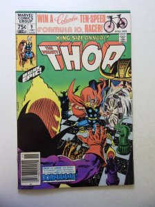 Thor Annual #9 Newsstand Edition (1981) VG+ Condition