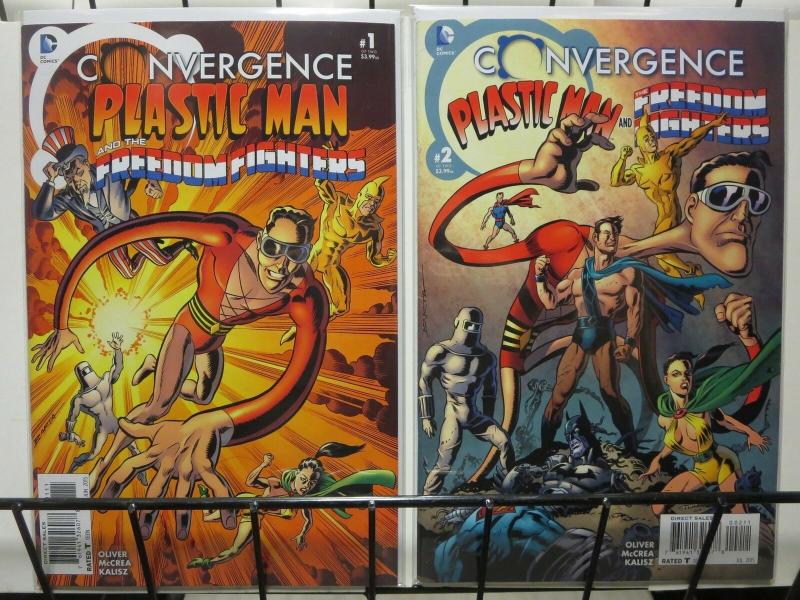 CONVERGENCE PLASTIC MAN & FREEDOM FIGHTERS  (2015) 1-2