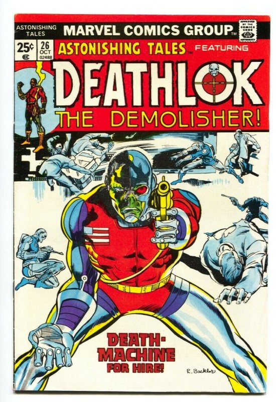 ASTONISHING TALES #26-DEATHLOK-MARVEL FN+  comic book