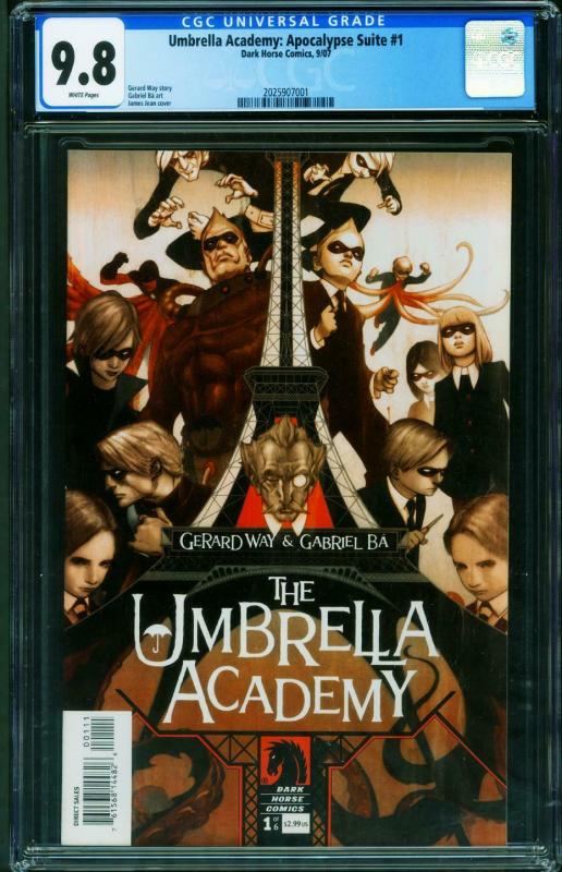 Umbrella Academy: Apocalypse Suite #1 2007 CGC 9.8 2025907001 