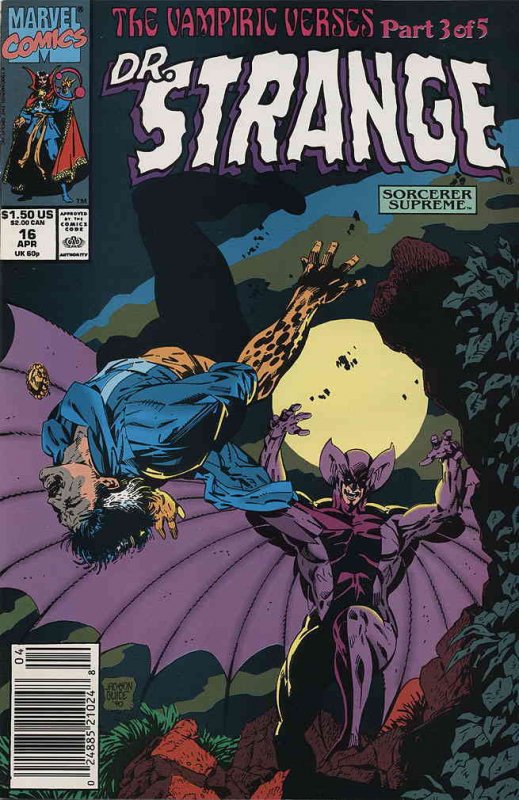 Doctor Strange: Sorcerer Supreme #16 (Newsstand) FN ; Marvel | Baron Blood