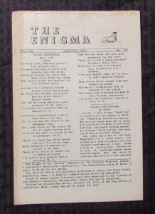 1963 THE ENIGMA Puzzle Fanzine #711 VG- 3.5 Crosswords Cryptograms 8pgs