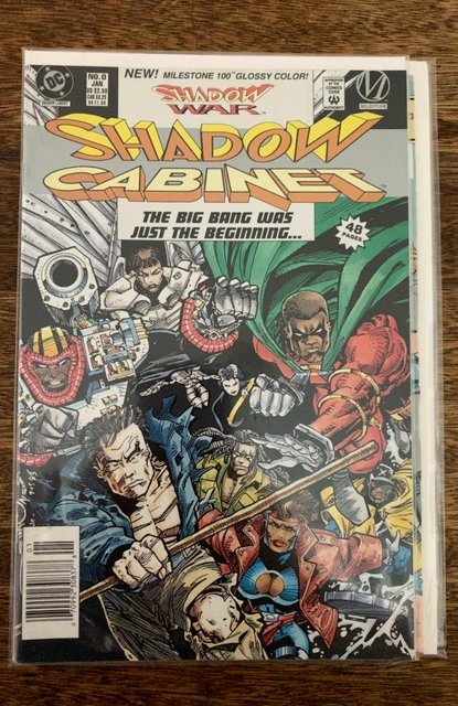 Shadow Cabinet #0 (1994) NEWSSTAND EDITION