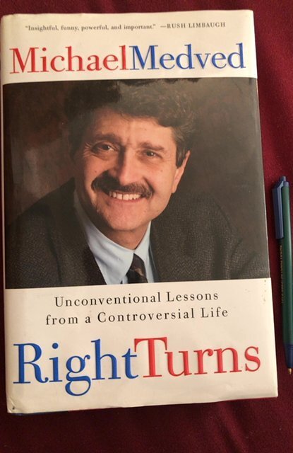 Right turns, Medved,2004 signed book,435p(famous film critic)