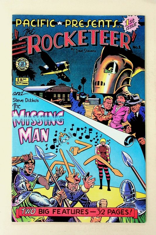 The Rocketeer #1 Pacific Comics Dave Stevens 1982 Bronze Age