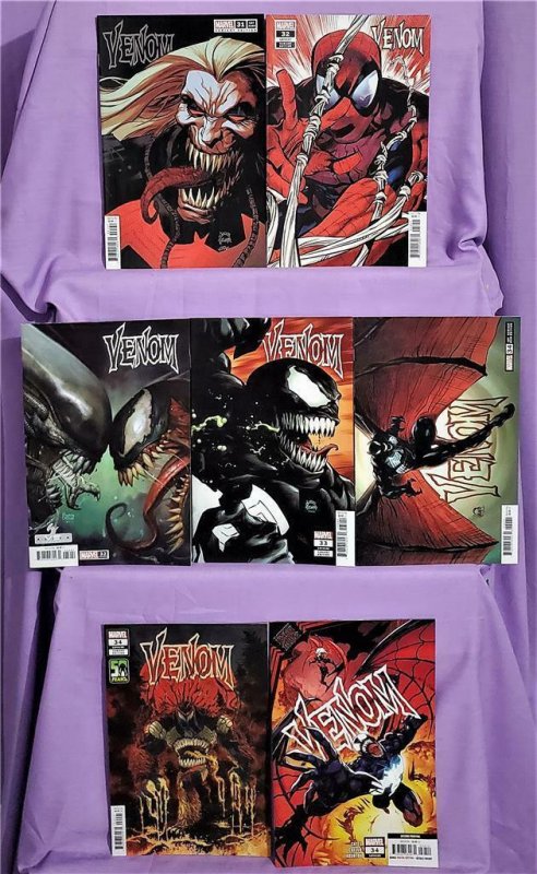 King in Black VENOM #31 - 34 Variant Cover 7 Pack Ryan Stegman (Marvel, 2021)!