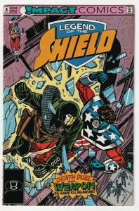 Legend Of The Shield #4 October 1991 Impact Comics DC