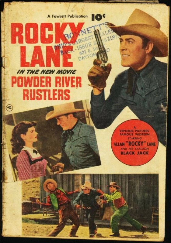 POWDER RIVER RUSTLERS-FAWCETT MOVIE COMIC G