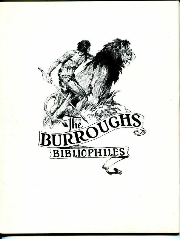 Burroughs Bulletin #57 1976-The Efficiency Experts-Frank Frazetta-ERB-VF/NM