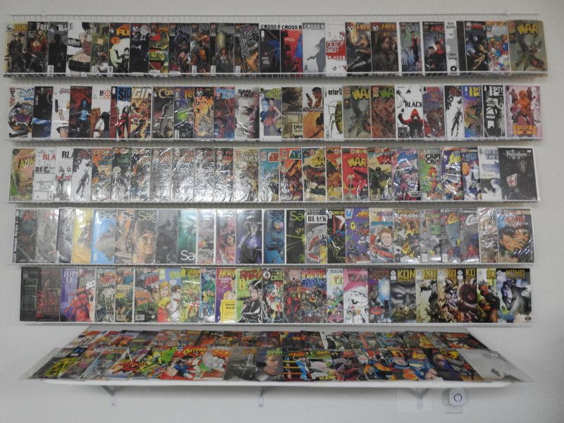 Huge Lot of 150+ Comics W/ King Kong, Witchblade, Saga Avg. Fine Condition.