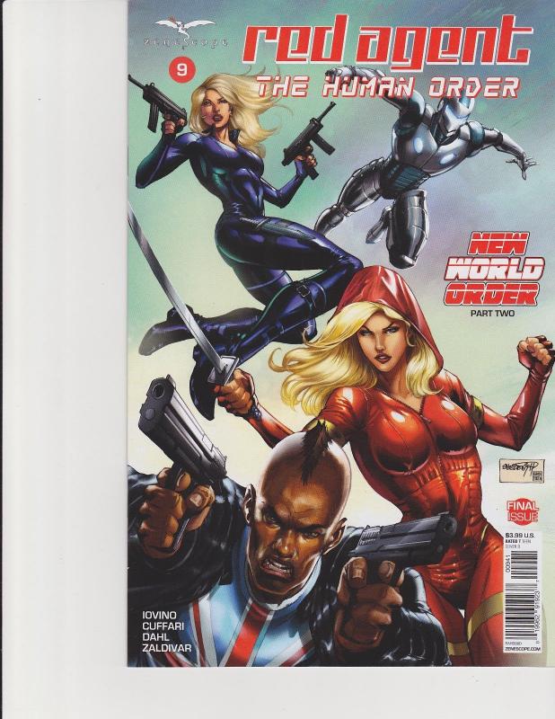 Red Agent Human Order #9 Cover D Zenescope Comic GFT NM Goh