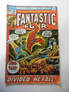 Fantastic Four #128 (1972) VG Condition moisture stains