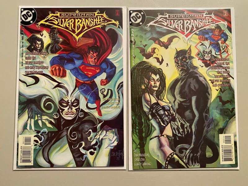 Superman Silver Banshee Set #1 and 2 6.0 FN (1998)