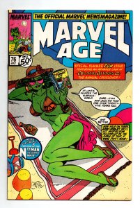Marvel Age #76 - She-Hulk bikini cover - 1989 - NM