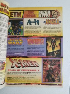 Entertainment This Month December 1994 Magazine Catalog Death of Professor X