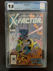 X-Factor #1 (1986) - CGC 9.0 - 1st Cameron Hodge!!!