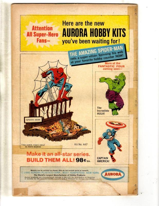 Strange Tales # 152 VG Marvel Comic Book Doctor Strange Nick Fury Shield RH1