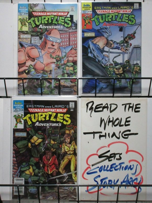 TEENAGE MUTANT NINJA TURTLES (1988 ARCHIE) 1-3 COMPLETE