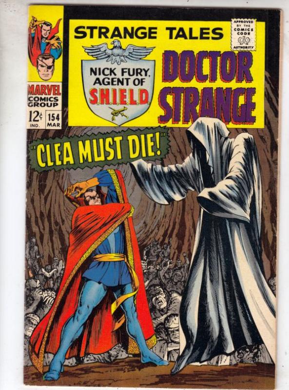 Strange Tales #154 (Mar-67) VF High-Grade Nick Fury, Dr. Strange