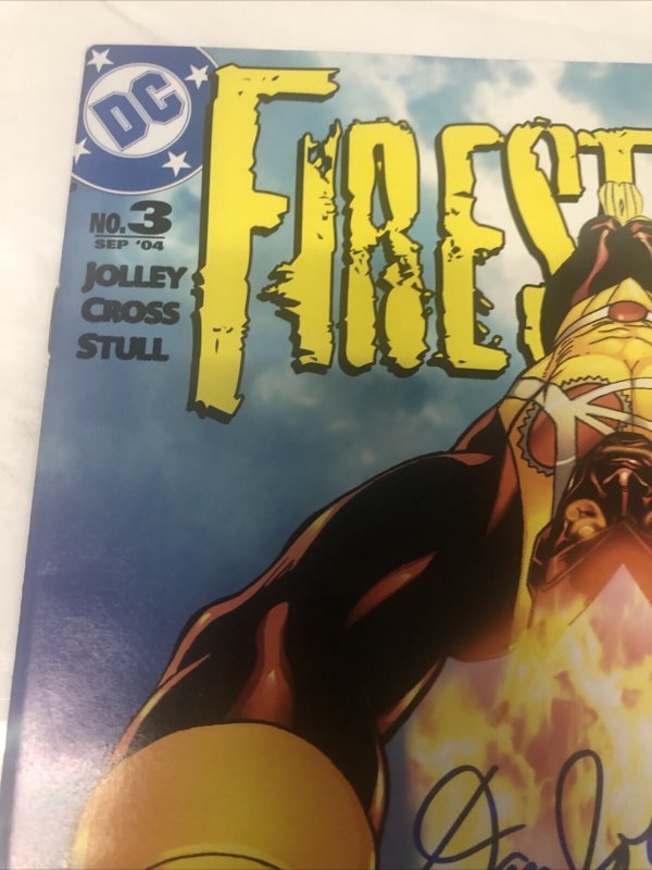 Firestorm # 3 (2004) Variant Signed Dan Jolley • Certificate Of Authenticity