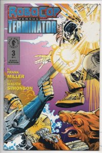 ROBOCOP vs TERMINATOR #3, VF/NM, Frank Miller, Simonson, 1992, w/ insert