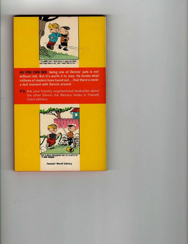 5 Dennis the Menace Books Rides Again Poor Mr Wilson Pal Joey Power + JK17