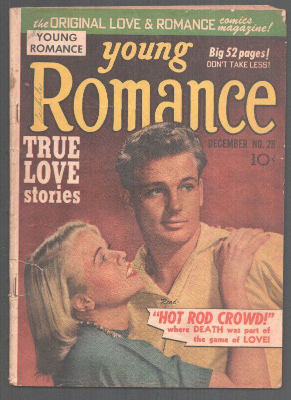 Young Romance #28 1950-Prize-'Hot Rod Crowd by Simon & Kirby story art-hot r...