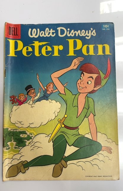 Disney’s Peter Pan Four Color #926 (1958) G/VG