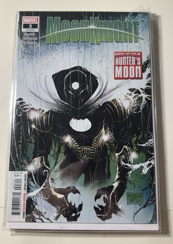 Moon Knight #3 1st appearance of Hunters Moon 2021 Jed MacKay Marvel Comics