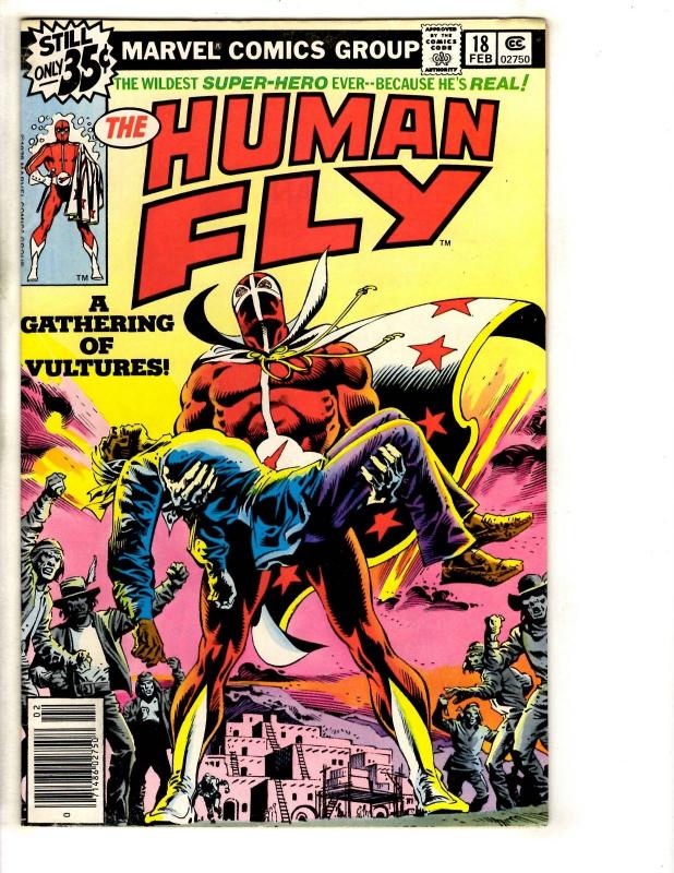 Lot Of 9 The Human Fly Marvel Comic Books # 7 8 10 11 13 15 16 18 19 CR35