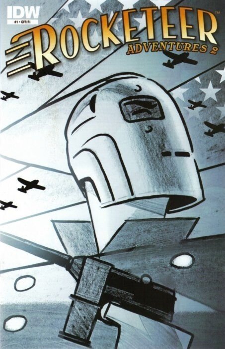 The Rocketeer Adventures 2 #1 Darwyn Cooke Color/Sketch SET IDW NM.