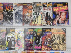 Huge Lot 80+ Rock n Roll Comix W/ Ozzy Osbourne, David Bowie, Grateful Dead+ VF-