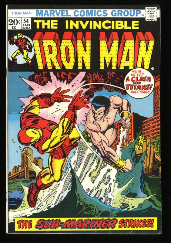 Iron Man #54 FN+ 6.5 1st Moondragon!