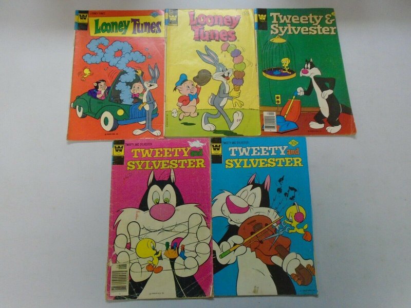 Whitman Looney Tunes comic lot 9 different issues 4.0 VG or better