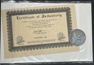 Uncanny X-Men #509 SIGNED & NUMERED BY Greg Land W/ COA Marvel 2009 PROSHIPPER