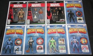 MARVEL ACTION FIGURE VARIANTS 15pc Mid-High Grade Comic Lot VF-NM Secret Wars