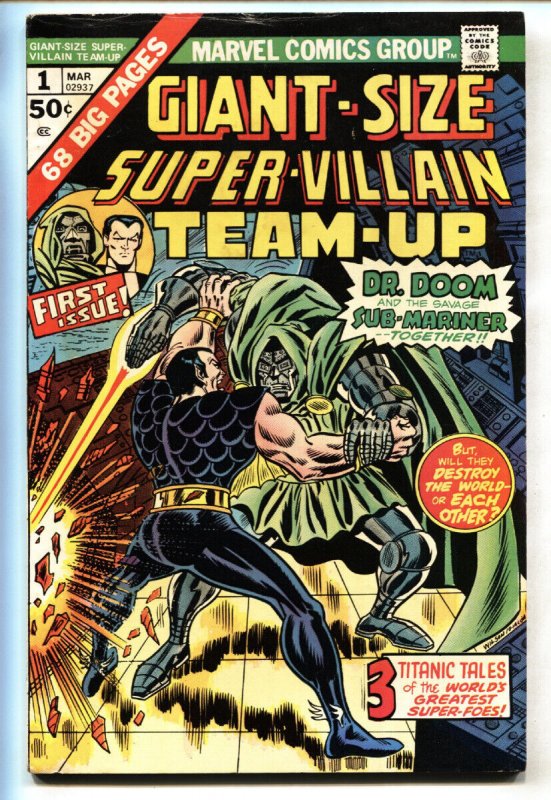 Giant-Size SUPER-VILLAIN TEAM-UP #1 comic book-Dr. Doom issue-1975