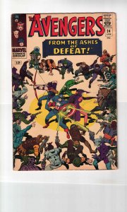 The Avengers #24 (1966) 4.0 VG 1st App Baltag